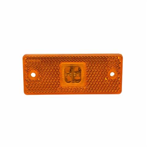 12V-24V YAN SİNYAL LAMBASI DORSE SİDE MARKER SARI (4 LEDLİ) (105*44 MM) (E37)