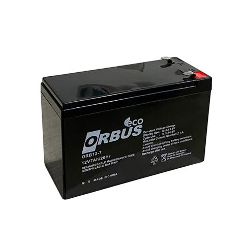 ORBUS 12V 7 AH AKÜ KURU TİP (BÜYÜK FİŞLİ) (150*65*90) (1.95 KG)