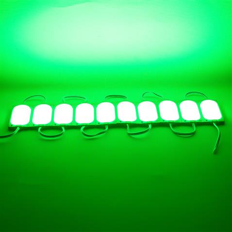 12V MODUL LAMBA COB LEDLİ YEŞİL (84*33 MM)