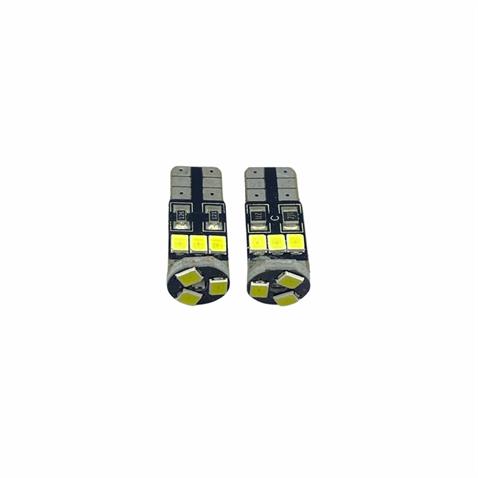 12V DİPSİZ AMPUL T10 (9 LEDLİ) BEYAZ 6000K CANBUS (2 AD)