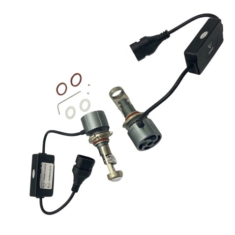 12V-24V HB3 9005 CSP LED XENON FAR AMPUL SETİ 6500K 18000 LÜMEN MERCEKLİ CANBUS