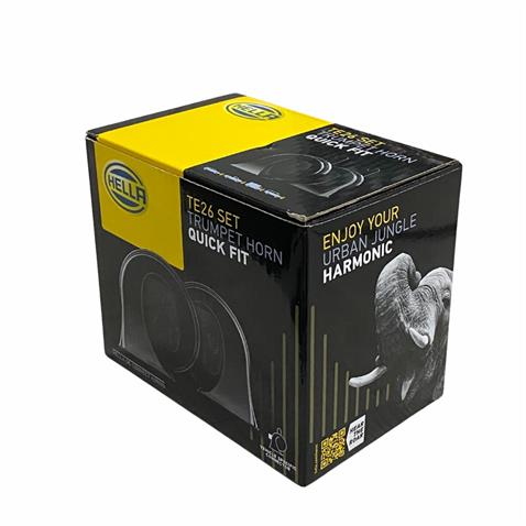 HELLA 12V DADAT KORNA 110 dB 400/500 HZ (MOLEX SOKETLİ) (TAKIM) HYUNDAI