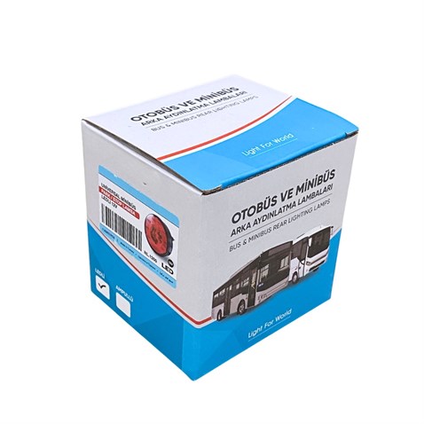 12V PARK-STOP LAMBASI LEDLİ (YUVARLAK 98 MM) KARSAN JET-OTOKAR