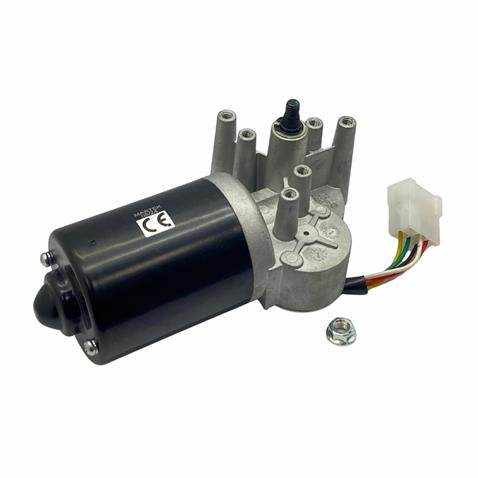 24V SİLECEK MOTORU AĞIR HİZMET (UZUN KABLOLU SOKETLİ 5 FİŞ) ISUZU NPR