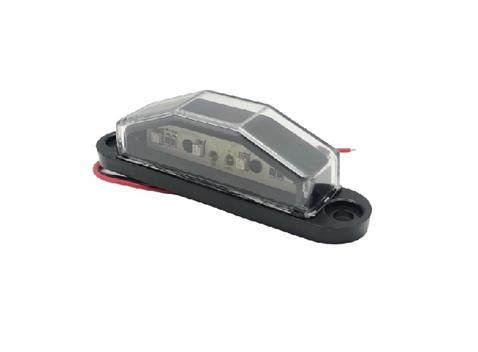 12V-24V PLAKA LAMBASI 4 LEDLİ (SİYAH)