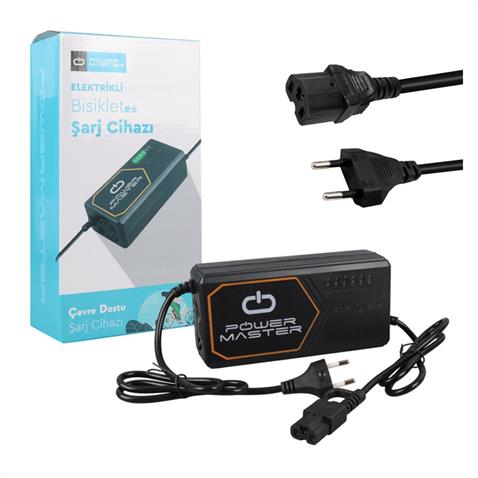 36V ELEKTRİKLİ BİSİKLET ŞARJ REDRESÖRÜ (AKÜ ŞARJ CİHAZI) OTOMATİK 2 A