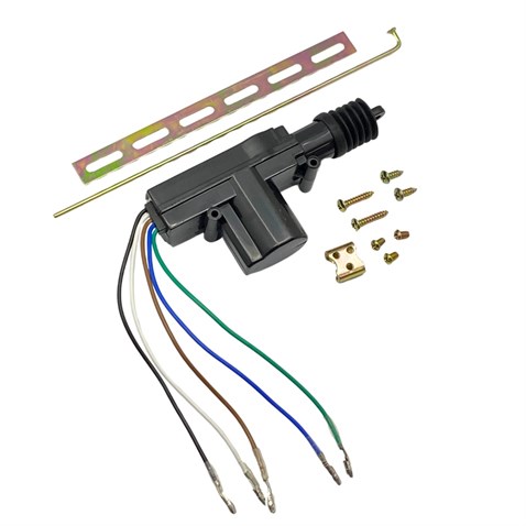 24V MERKEZİ KAPI KİLİT MOTORU ÖN (5-KABLO)