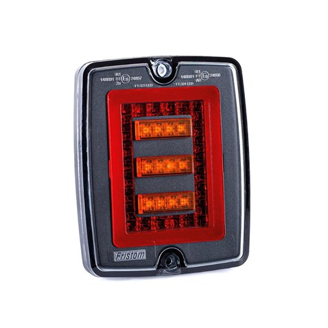 FRISTOM 12V-30V STOP LAMBASI (NEON LEDLİ) (3 FONKSİYONLU) (132*109 MM) E9