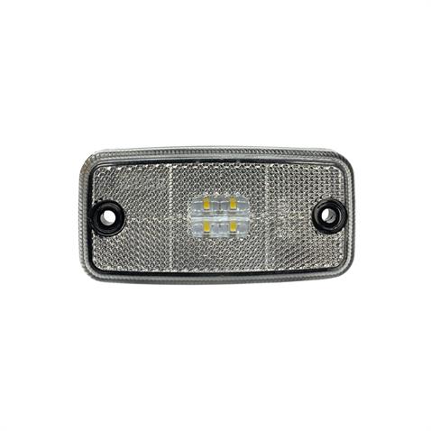 FRISTOM 12V-24V YAN PARK LAMBASI 4-LEDLİ BEYAZ (110*55 MM) HELLA TİPİ E9 