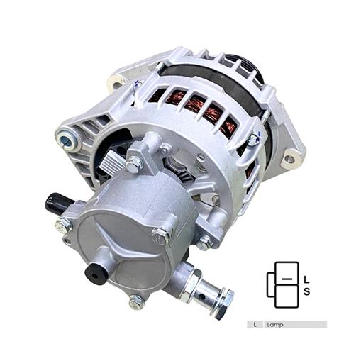 24V ALTERNATÖR DİNAMO 80 A SEG TİPİ (TEK FİŞ) (L) (VAKUMLU) ISUZU NPR 75/NQR 90 EURO 6 4HE1 4HF1