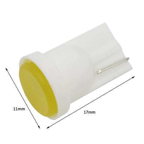12V DİPSİZ T10 AMPUL TEK LEDLİ BEYAZ (2 AD)