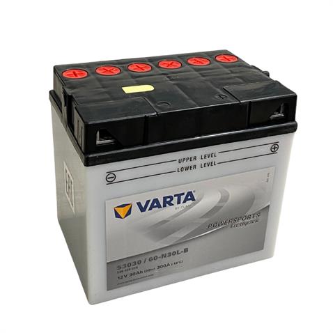 VARTA 12V 30 AH MOTOSİKLET AKÜSÜ 300 A (EN) (186*130*171) (53030) (60-N30L-B)
