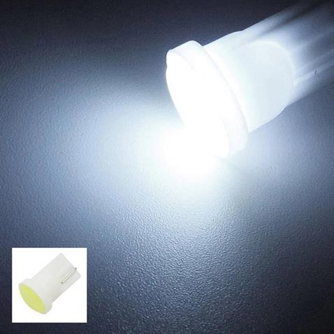 12V DİPSİZ T10 AMPUL TEK LEDLİ BEYAZ (2 AD)