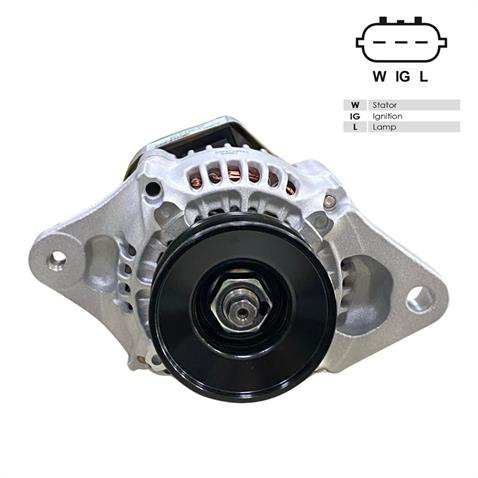 12V ALTERNATÖR DİNAMO NIPPON DENSO TİPİ 40 A (3 FİŞ) (W-IG-L) JOHNDEREE-KUBOTA-NEW HOLLAND-YANMAR