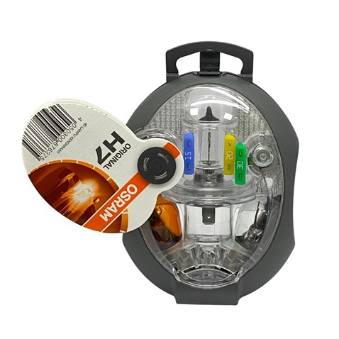 OSRAM 12V H7 AMPUL-SİGORTA SETİ (ACİL SET) (9 PARÇA)