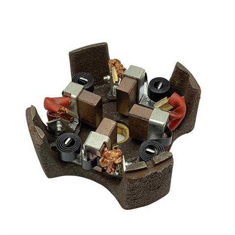 12V MARŞ KÖMÜR YUVASI BOSCH TİPİ (ARKA KAPAK DÖKÜM) (4 KÖMÜRLÜ) JOHNDEERE EM