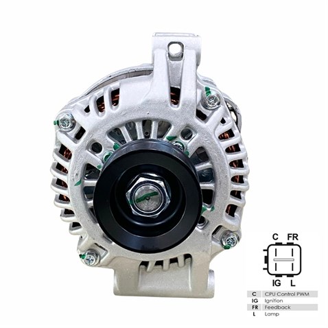 12V ALTERNATÖR DİNAMO MITSUBISHI TİPİ 70 A (C-IG-FR-L) (4 FİŞ) HONDA CR-V II/FR-V/STREAM