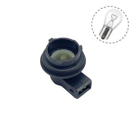 93 AMPUL DUYU VW TİPİ (KARE SOKETLİ) (SİYAH) (DÜZ TIRNAK) BA15s 