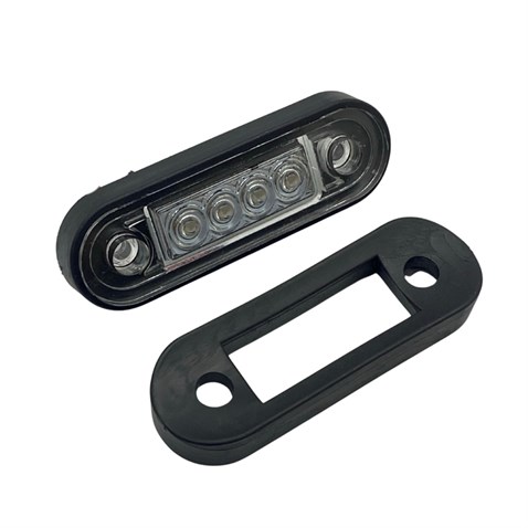 12V-24V PARMAK LAMBA 4-LEDLİ (KIRMIZI) (85*28 MM)
