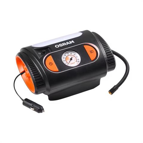 OSRAM 12V LASTİK ŞİŞİRME HAVA KOMPRESÖRÜ 120W (0-100 PSI / 0-6.9 BAR / 4 DK) (ANALOG)