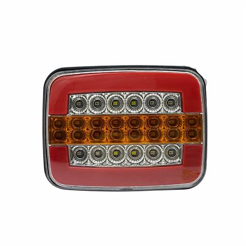 12V STOP LAMBASI (NEON LEDLİ) (4 FONKSİYONLU) (126*97*40 MM)