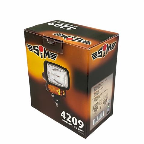 SİM ÇALIŞMA LAMBASI-FARI (SİNYALLİ) (ÇİZGİLİ CAM) FORKLİFT-İŞ MAKİNASI