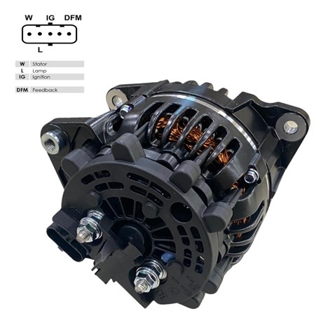 PRESTOLITE 24V ALTERNATÖR DİNAMO 120 A (SOKETLİ 5 FİŞ) (W-L-IG-DFM)