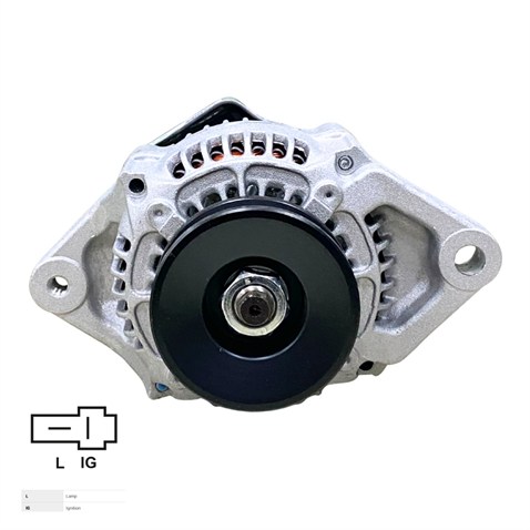12V ALTERNATÖR DİNAMO NIPPON DENSO TİPİ 45 A (2 FİŞ) (IG-L) DAIHATSU HIJET-JOHNDEERE-FORKLİFT