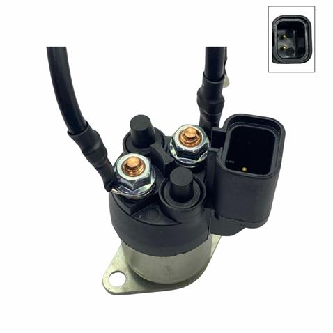 24V MARŞ YARDIMCI ARA OTOMATİK KABLOLU (DÜZ KULAK) (2 FİŞ SOKETLİ) 