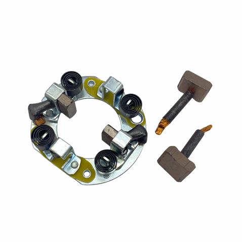 24V MARŞ KÖMÜR YUVASI HITACHI TİPİ (4 KÖMÜRLÜ) (TERS) ISUZU NKR/NPR 