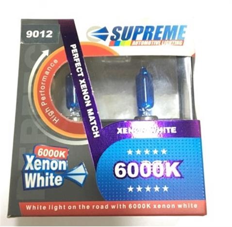 SUPREME 12V HIR2 AMPUL 55W XENON WHITE 6000K (9012) (2 AD)