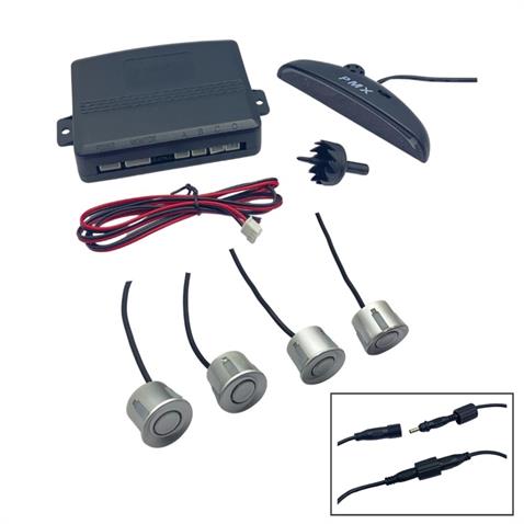 PARK SENSÖRÜ SES İKAZLI+OVAL GÖSTERGELİ (SES AYARLI) (22 MM) GRİ