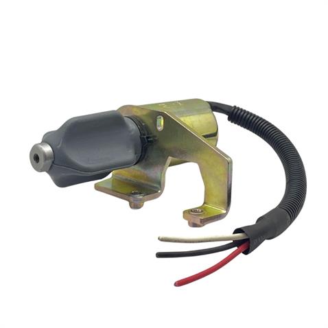 12V STOP SELENOİDİ YAN AYAKLI (SAĞ AYAK) (KABLOLU) BOSCH RSV TİPİ CUMMINS