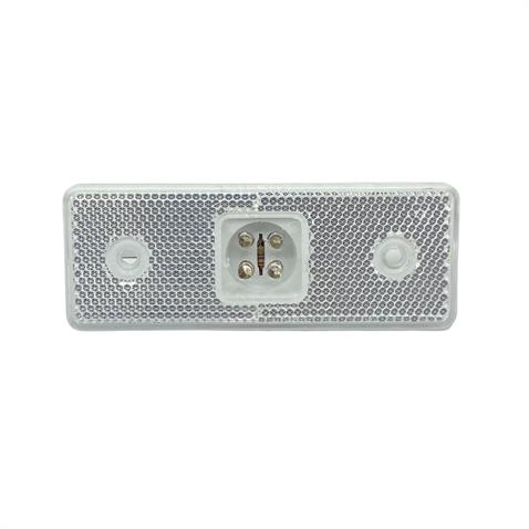 12V-24V YAN SİNYAL LAMBASI SİDE MARKER (4 LEDLİ) (ŞEFFAF-MAVİ)