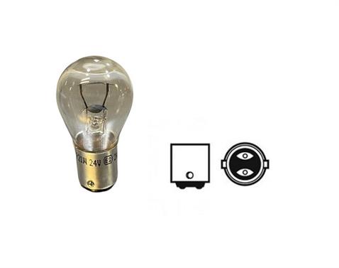 24V 94 AMPUL 21W (ÇİFT DUY TEK FLAMAN) (BA15d) MARİN