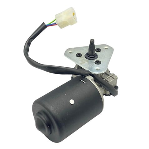 BAŞKURT 24V SİLECEK MOTORU AĞIR HİZMET (UZUN MİL) (ADAPTÖR FLANŞLI) (KABLOLU SOKETLİ 4) UNIVERSAL