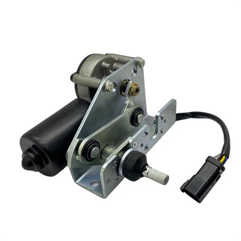 24V SİLECEK MOTORU TEK MİLLİ (5 FİŞ SOKETLİ) (AÇIK) (DÜZ FREZE 11 MM) CATERPILLAR