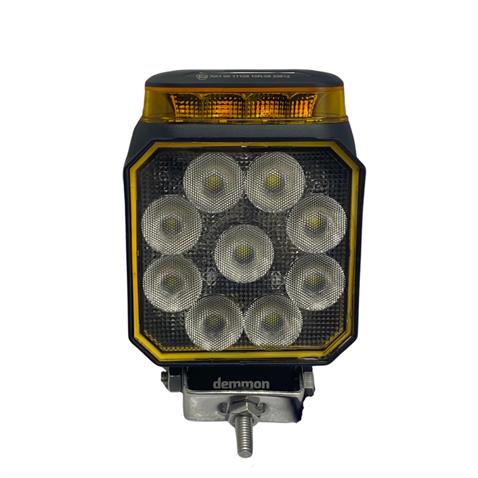 DEMMON 12V-24V ÇALIŞMA LAMBASI KARE ÇAKARLI (9 X 3W POWER LEDLİ) (156*101 MM)