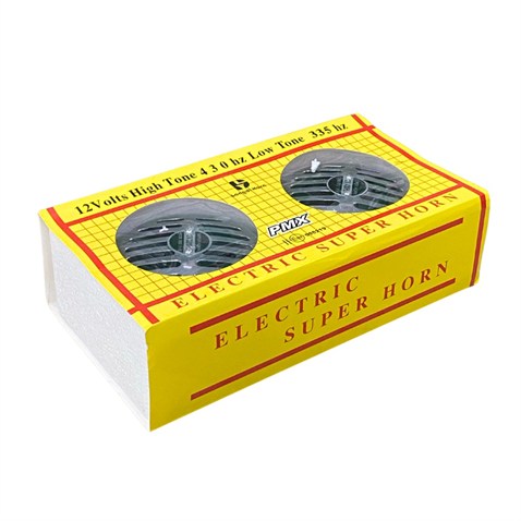12V DİDİT KORNA SÜPERTON 320/430 HZ (KROM) (TAKIM)