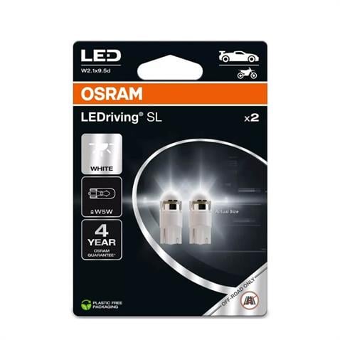 OSRAM 12V DİPSİZ AMPUL T10 LED BEYAZ (2 AD)