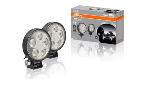OSRAM 12V-24V OFF-ROAD ÇALIŞMA LAMBASI YUVARLAK (4 LEDLİ) 8W 6000K 550L (53 MT MESAFE) (75 MM) 2 AD