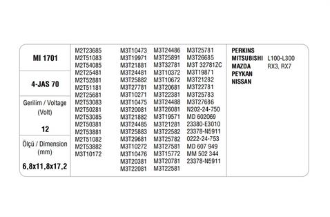 MARŞ KÖMÜRÜ MITSUBISHI YM (4 AD)