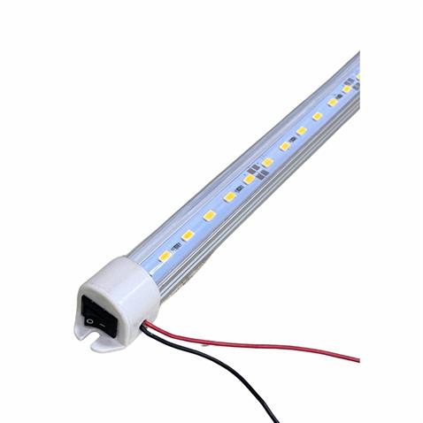 24V FLORESAN TAVAN LAMBASI 36 LEDLİ GÜN IŞIĞI ANAHTARLI (50 CM)