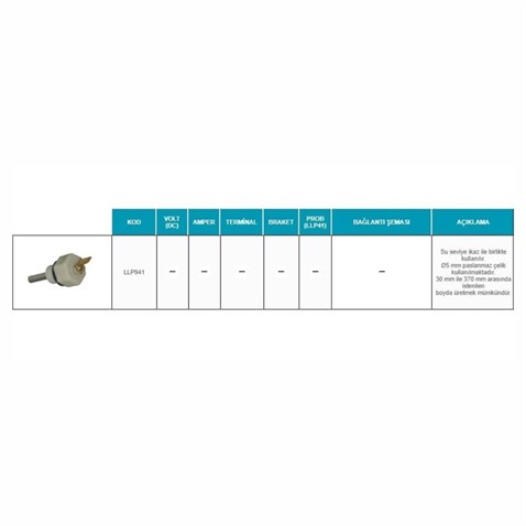 SU SEVİYE PROBU (SU SEVİYE MÜŞÜRÜ) 240 MM
