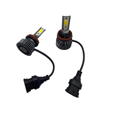 12V-24V H11 COB LED XENON FAR AMPUL SETİ 2000K 8000 LÜMEN (ALTIN SARI)