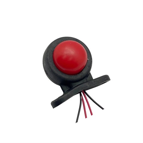 12V-24V TAKOZ LAMBASI MİNİ SARI-KIRMIZI (NEON LEDLİ) (56*50 MM)