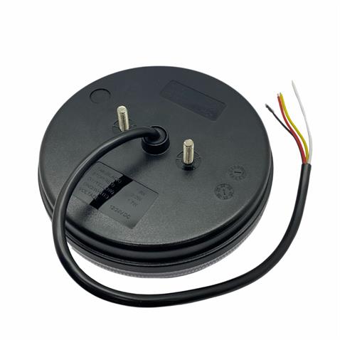 WOLFRAM 12V-24V STOP LAMBASI YUVARLAK (NEON LEDLİ-KAYAR SİNYALLİ) (3 FONKSİYONLU) (140*35 MM) E9 SAĞ