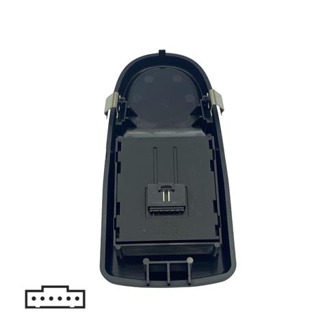 CAM ANAHTARI (TEKLİ SAĞ KAPI) (6 FİŞ) (ÇERÇEVELİ) IVECO DAILY V 2012-2014