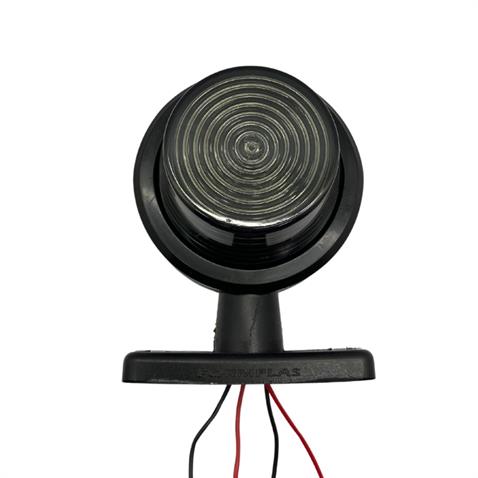 12V-24V TAKOZ LAMBASI KÜPE TİP FÜME CAM KIRMIZI-BEYAZ (LEDLİ)