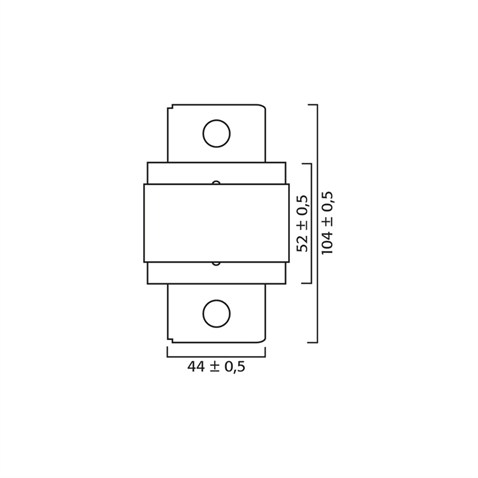 PEC 500V SİGORTA 1000 A (104*64 MM) ELEKTRİKLİ ARAÇ (EV) OEM